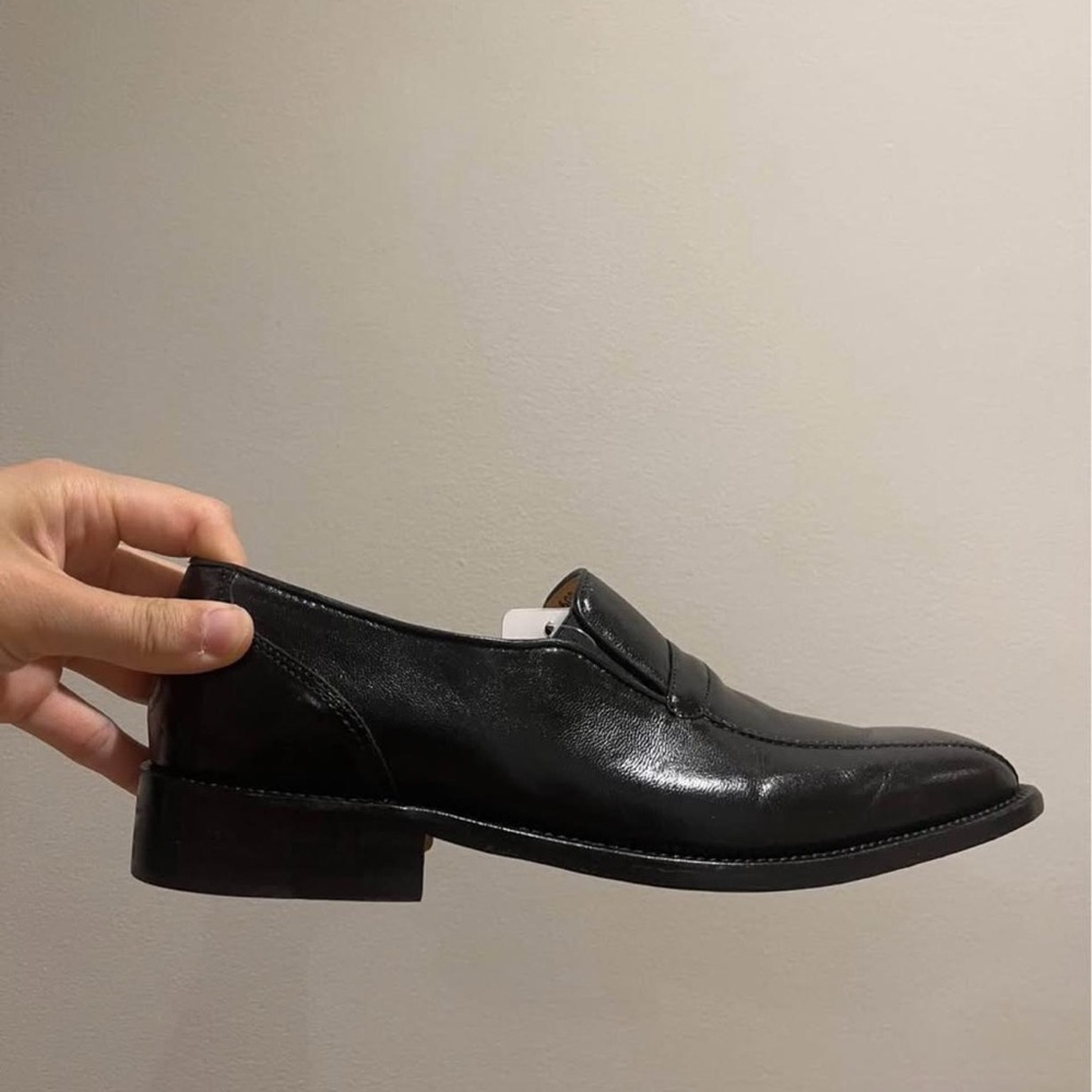 Lino Bamfi Black MEN’s Leather Loafers